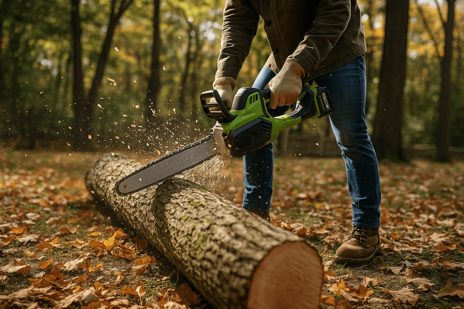 Can a Battery Chainsaw Cut Down a Tree?