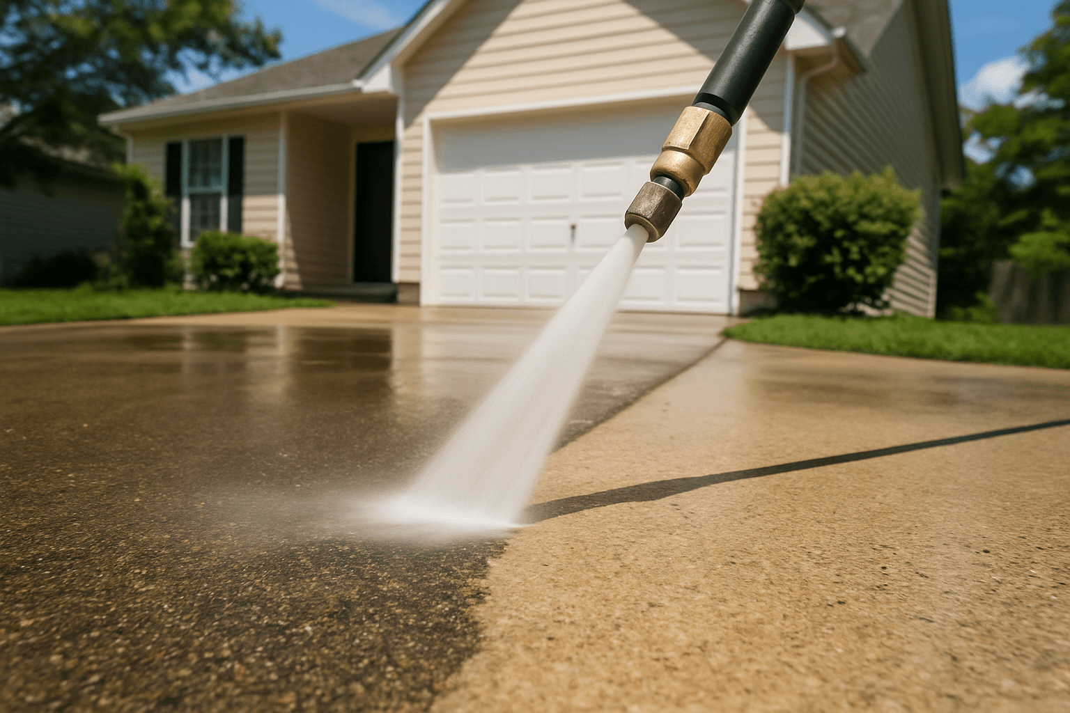 What PSI Pressure Washer Do You Need for a Concrete Driveway?