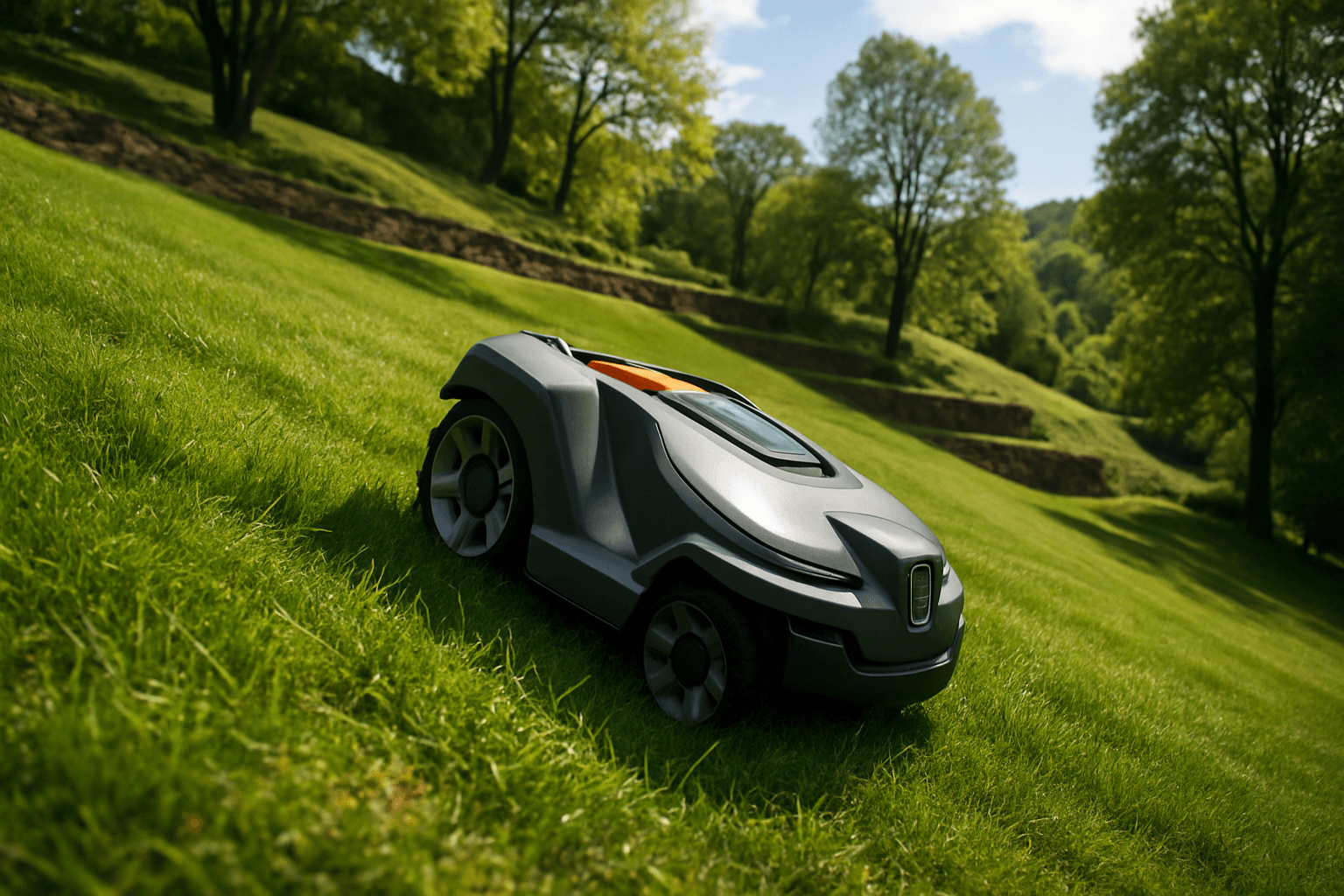 Will a Robot Mower Work on a Hilly Yard?