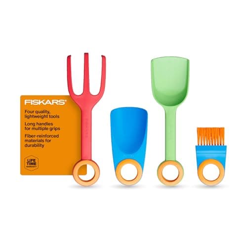 Fiskars 4-Piece Garden Tool Set
