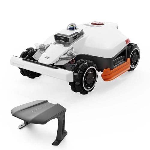 Mammotion LUBA 3 AWD robot lawn mower with garage dock