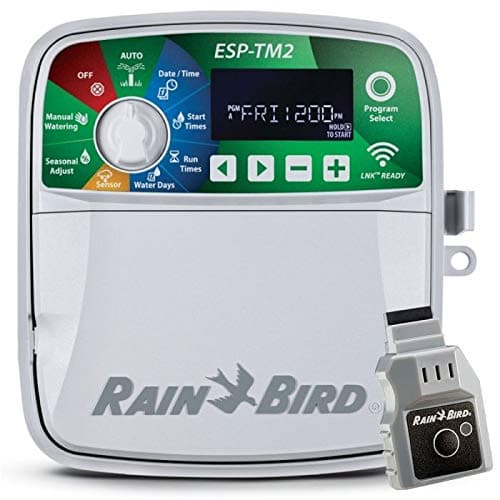 Rain Bird ESP-TM2 12-zone Wi-Fi smart irrigation controller and LNK Wi-Fi module