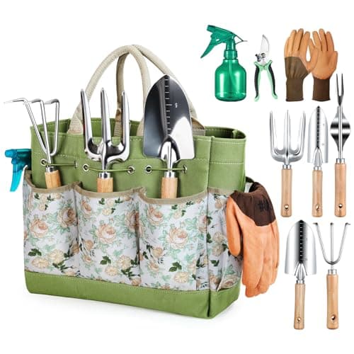 Vremi 9-Piece Garden Tool Set